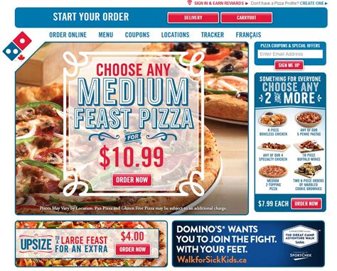 domino's pizza order online